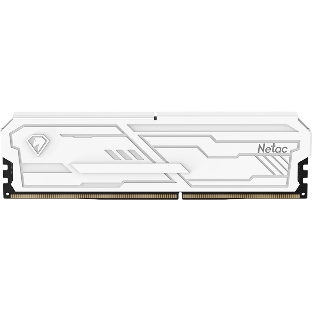 Оперативная память Netac Shadow III, DDR4, 8GB (1x8GB), 3200 MHz, CL16, с радиатором, белый