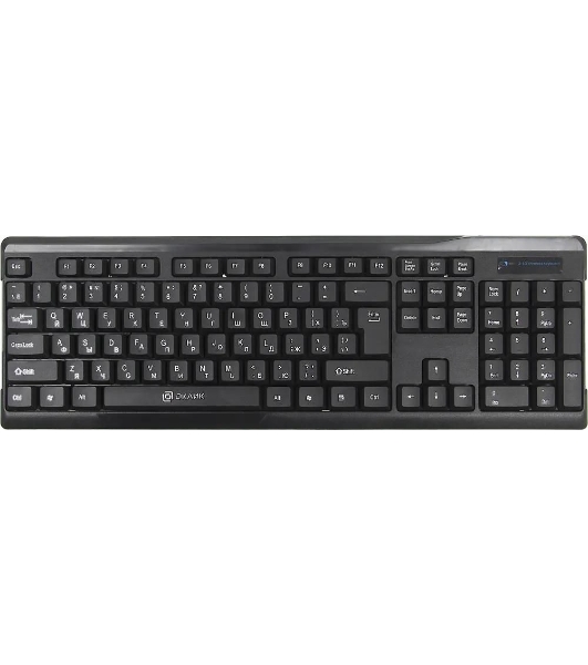 Комплект клавиатура+мышь Oklick 230M беспроводной, USB, 1000 DPI, чёрный