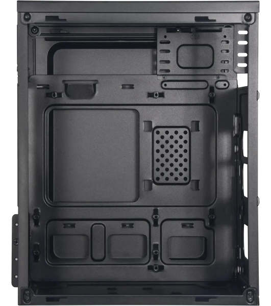 Компьютерный корпус KingPrice KPCC-MN209 черный без БП mATX 1x80мм 2x120мм 2xUSB 2.0 audio