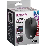 Мышь проводная Defender Azora MB-241 черный, 1200 dpi, USB, кнопки - 3, фото4