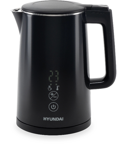 Чайник электрический Hyundai HYK-S5509 1.5 л, 2200 Вт, черный