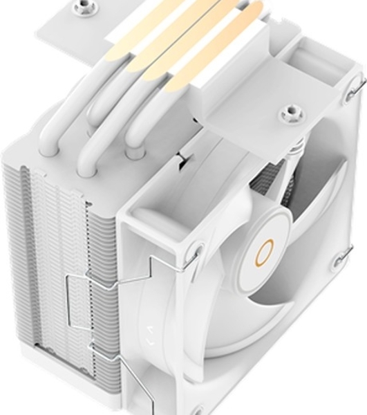 Кулер для процессора Ocypus Gaммa A40 WH ARGB Digital, 100мм ARGB FAN, Top Display Panel, 4 HEAT PIPES, 4-PIN PWM, 600-2400 RPM, 29.5DBA, HYDRO BEARING, LGA115X/1200/1700/18XX, AM4/AM5