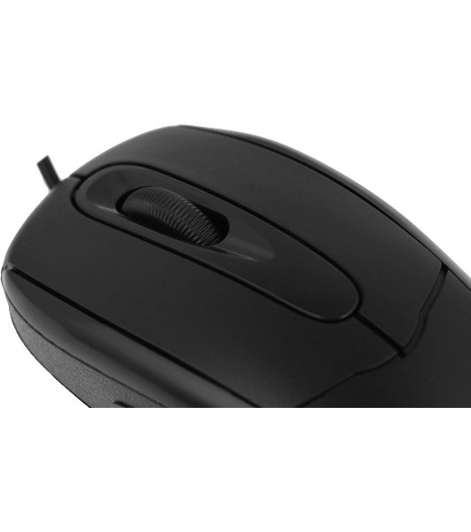 Мышь проводная Defender Standard MB-580 черный, 1000 dpi, USB, кнопки - 3