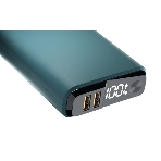 Портативный аккумулятор OLMIO QS-20, 20000mAh, 22.5W QuickCharge3.0/PowerDelivery, LCD, темно-зеленый, фото3
