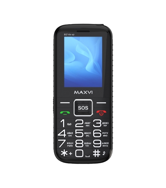 Мобильный телефон Maxvi B21ds up черный