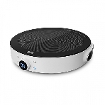 Плита настольная индукционная BQ HP101W белый, 2.2 кВт, индукция, конфорки - 1, стеклокерамика, поворотные переключатели, сенсор, фото 1