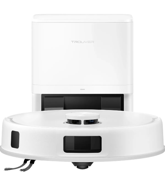 Робот-пылесос Trouver E20s Pro Plus белый, 3200 мAч Li-Ion, уборка сухая/влажная, пылесборник контейнер 0.32 л