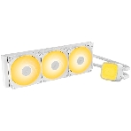 Система жидкостного охлаждения Water Cooling System Geometric Future Eskimo Pro 360 (240W, 360мм, ARGb, белый/Fans: 3x120мм, 80.81CFM, 34.2dBA, 2000RPM/Pump height 54мм, 3200RPM, Rad thickness 27мм/S: 1851, 1700, 1200, 115X, 2011, 2066, AM5, AM4), фото5