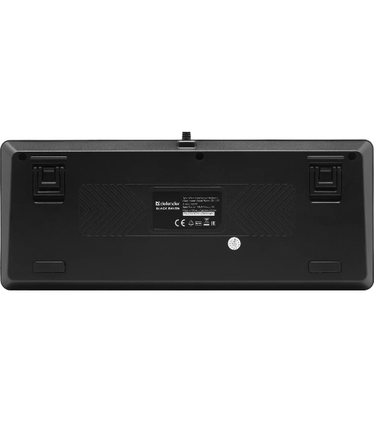 Клавиатура проводная Defender Black Raven GK-417, USB, черный