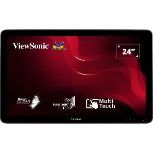 Монитор 23.6' ViewSonic TD2430 VA 1920x1080, сенсорный, 60 Гц, 5 мс, 16:9, 200 кд/м2, 1xHDMI, 1хDP, 1хVGA, USB 3.0, 1x3.5 мм, черный