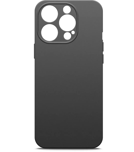 Чехол (клип-кейс) BoraSCO для Apple iPhone 15 Pro черный (72429)
