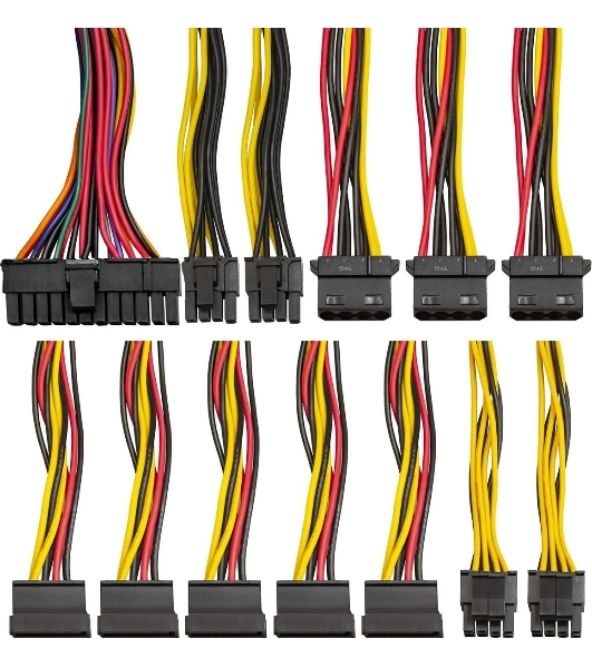 Блок питания ExeGate 800NPXE, 800W, (ATX, PPFC, PC, 12cm fan, 24pin, (4+4)pin, 2xPCI-E, 5xSATA, 3xIDE, черный, кабель 220V в комплекте 1,8м)