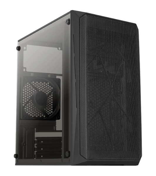 Компьютерный корпус Aerocool/Formula CS-107 черный без БП mATX 1x120мм 1xUSB 2.0 1xUSB 3.0 audio