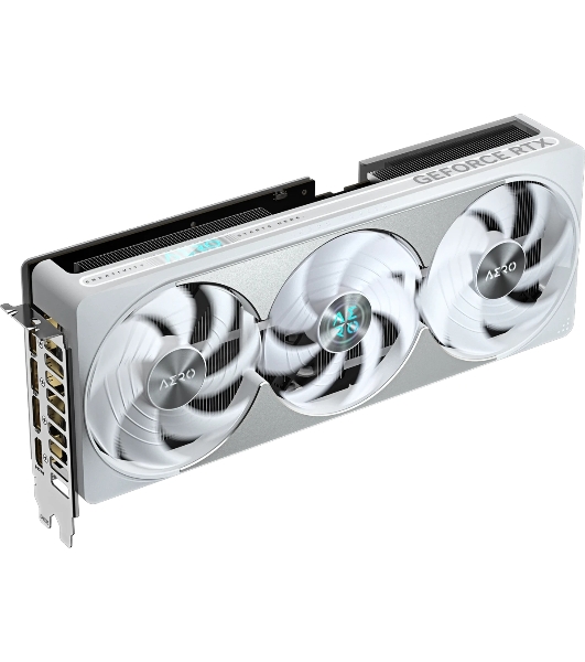 Видеокарта Gigabyte PCI-E 5.0 GV-N5080AERO OC-16GD 1.0 NVIDIA GeForce RTX 5080 AERO OC SFF 16Gb 256bit GDDR7 2730/30000 HDMIx1 DPx3 HDCP Ret