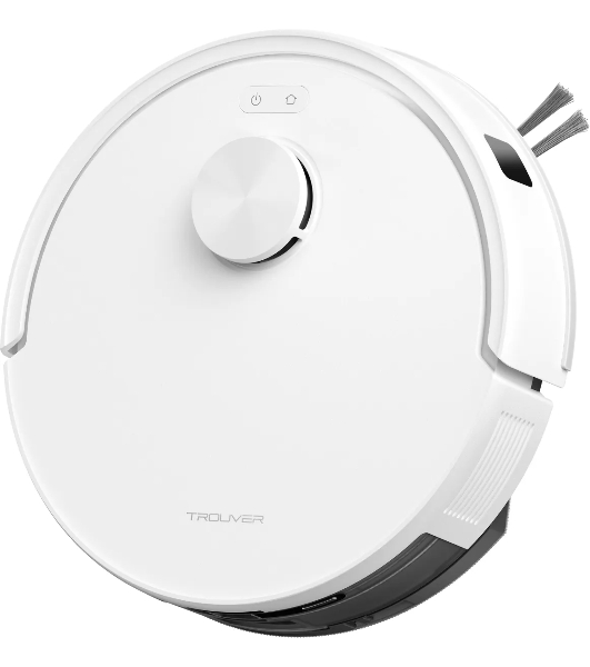 Робот-пылесос Trouver E20s Pro Plus белый, 3200 мAч Li-Ion, уборка сухая/влажная, пылесборник контейнер 0.32 л