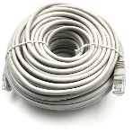 Патч-корд Buro UTP-5E-30M-G-LSZH серый UTP cat.5e RJ-45 (m)-RJ-45 (m) 30м, фото 1