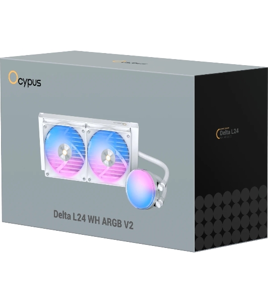 Система охлаждения Ocypus Delta L24 WH ARGB V2 белый 280W/ All Intel/ AMD AM*/ Screws