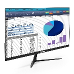 Монитор 23.8' ExeGate SmartView EP2400A IPS 1920x1080, 75 Гц, 5 мс, 16:9, 250 кд/м2, 1xHDMI, 1xVGA, 1x3.5 мм, черный, фото 1