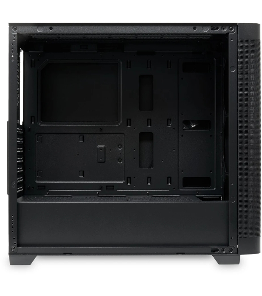 Компьютерный корпус без блока питания Case HSPD M740, Mesh Mid Tower, черный, TG, 0.6 SPCC, no fans, E-ATX, ATX, mATX, mITX, 170/400/200мм, 4x2.5', 2x3.5', 7xPCI, 1xUSB-A 3.0, 1xUSB-C 3.0, 460x218x450мм