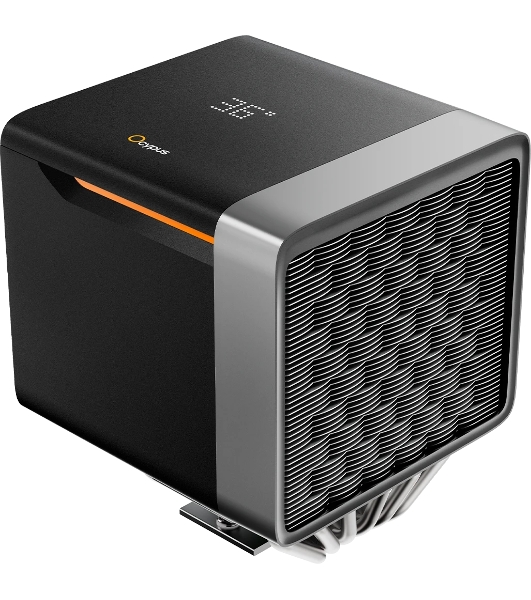 Кулер для процессора Ocypus Delta A62 EX BK Digital, 2x120мм ARGB FAN, Top Display Panel, 6 HEAT PIPES, 4-PIN PWM, 600-1800 RPM, 31DBA, HYDRO BEARING, LGA115X/1200/1700/18XX, AM4/AM5