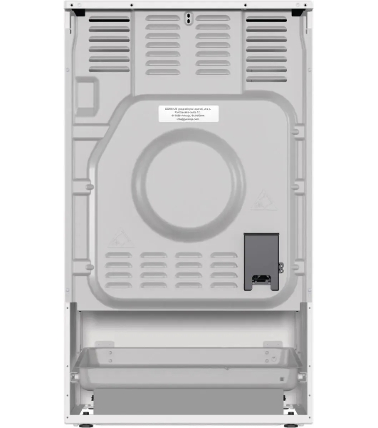 Плита электрическая Gorenje GEC5A12WG-B белый, конфорок 4 электрических, духовка 68 л, 50 см x 85 см x 59.4 см (без крышки)