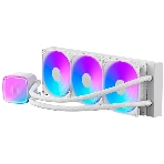 Система жидкостного охлаждения Water Cooling System Geometric Future Eskimo Pro 360 (240W, 360мм, ARGb, белый/Fans: 3x120мм, 80.81CFM, 34.2dBA, 2000RPM/Pump height 54мм, 3200RPM, Rad thickness 27мм/S: 1851, 1700, 1200, 115X, 2011, 2066, AM5, AM4), фото7