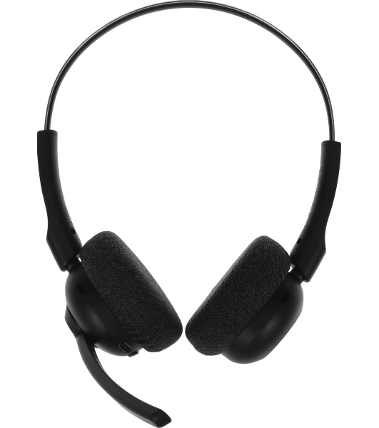 Гарнитура JLab GO Work Pop Wireless Headphones чёрный, беспроводная, Bluetooth, до 50 ч