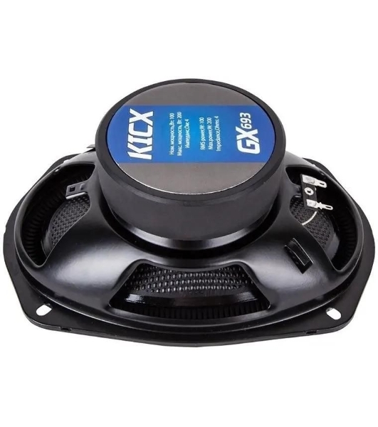 Колонки автомобильные Kicx GX-693 200Вт 92дБ 4Ом 15x23см (6x9дюйм) (ком.:2кол.) коаксиальные трехполосные