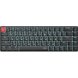 Клавиатура Acer OKR400 гибридная, USB Type-A, Bluetooth, радиоканал, чёрный