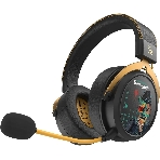 Гарнитура Bloody MR595 Renegade чёрный, беспроводная + проводная, Bluetooth/радиоканал/USB-C, до 135 ч, подсветка, съёмный микрофон, фото5