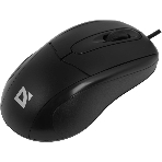 Мышь проводная Defender Standard MB-580 черный, 1000 dpi, USB, кнопки - 3, фото8