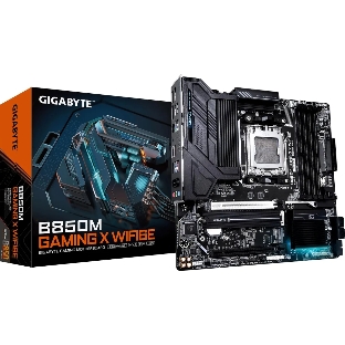 Материнская плата MSI B850M GAMING WIFI6E, AM5, AMD B850, 2xDDR5, 4xSATA, 2xM.2 (PCIe 5.0/4.0), 1xPCIe 4.0 x16, 1xPCIe x1, 1xHDMI, 1xDP, 1x2.5Gb LAN, Wi-Fi 6E, Bluetooth 5.3, 1xUSB-C 10Gbps, 3xUSB-A 10Gbps, 3xUSB-A 5Gbps, 2xUSB-A 2.0, 3x3.5 мм, 7.1, чёрный/серебристый, mATX