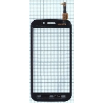 Сенсорное стекло (тачскрин) для Micromax A210 Canvas 4, черное, фото2