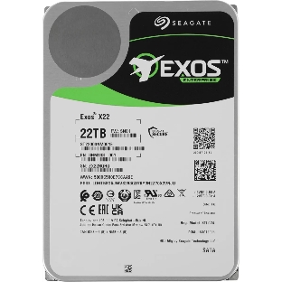Жесткий диск Seagate HDD Exos X22 ST22000NM001E 22Tb 7200rpm SATA-III 512Mb 3.5'