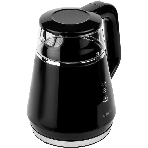 Чайник Centek CT-0019, 1100 Вт, стекло, черный и серебристый, фото5
