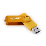 Флешка USB Smartbuy Twist Yellow (SB032Gb2TWY), 32Gb, USB 2.0, R/W 15/12, желтый, фото3