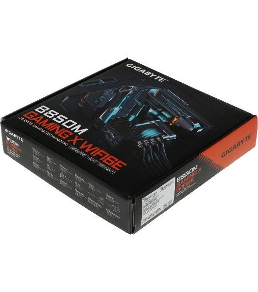 Материнская плата MSI B850M GAMING WIFI6E, AM5, AMD B850, 2xDDR5, 4xSATA, 2xM.2 (PCIe 5.0/4.0), 1xPCIe 4.0 x16, 1xPCIe x1, 1xHDMI, 1xDP, 1x2.5Gb LAN, Wi-Fi 6E, Bluetooth 5.3, 1xUSB-C 10Gbps, 3xUSB-A 10Gbps, 3xUSB-A 5Gbps, 2xUSB-A 2.0, 3x3.5 мм, 7.1, чёрный/серебристый, mATX