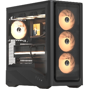 Компьютерный корпус Aerocool \ Formula V Line Air Power G9 DUO PA Black, ATX, TYPE-C*1, USB3.0*2, MESH/GLASS FRONT PANEL, FRONT 3x PERFORMANCE ARGB, REAR 1x PERFORMANCE ARGB