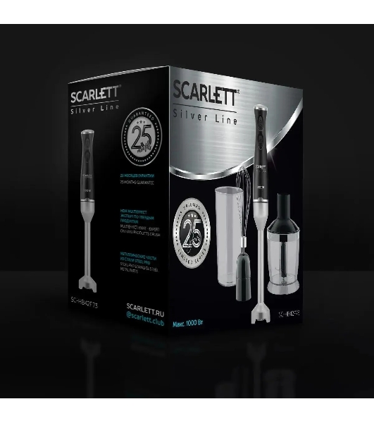 Кухонный блендер Scarlett SC-HB42F73 (Silver Line)