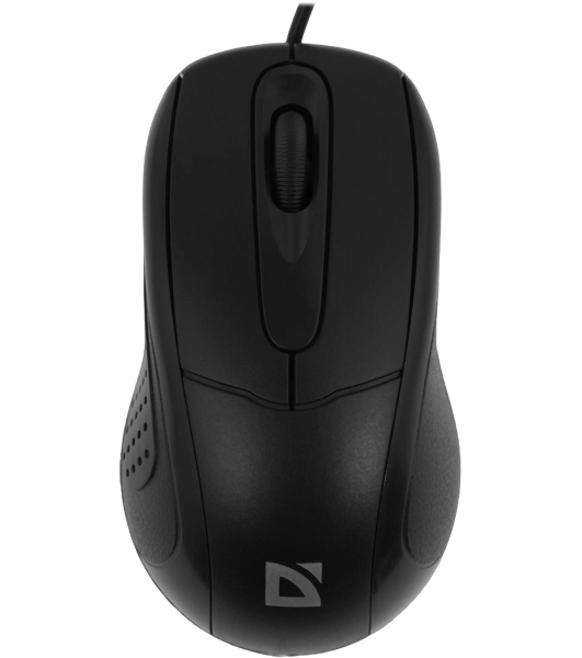 Мышь проводная Defender Standard MB-580 черный, 1000 dpi, USB, кнопки - 3