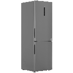 Холодильник Haier C4F637CXRGU1 серебристый двухкамерный 235/115л морозилка снизу, No Frost, фото 1