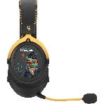 Гарнитура Bloody MR595 Renegade чёрный, беспроводная + проводная, Bluetooth/радиоканал/USB-C, до 135 ч, подсветка, съёмный микрофон, фото8