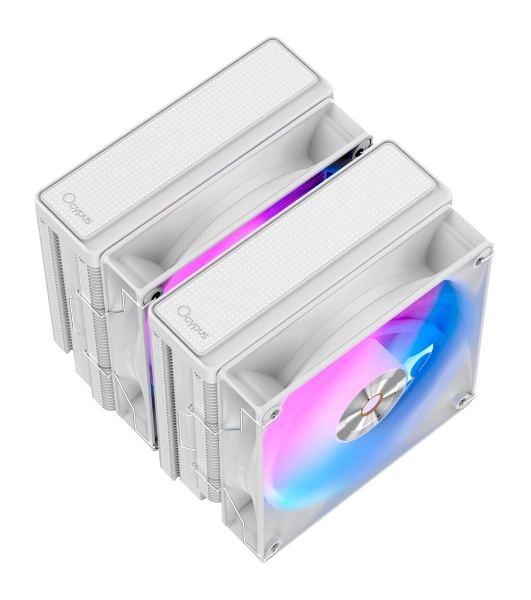 Кулер Ocypus Delta A62 WH ARGb белый 260W/All Intel/AMD AM*/2 fans/Screws
