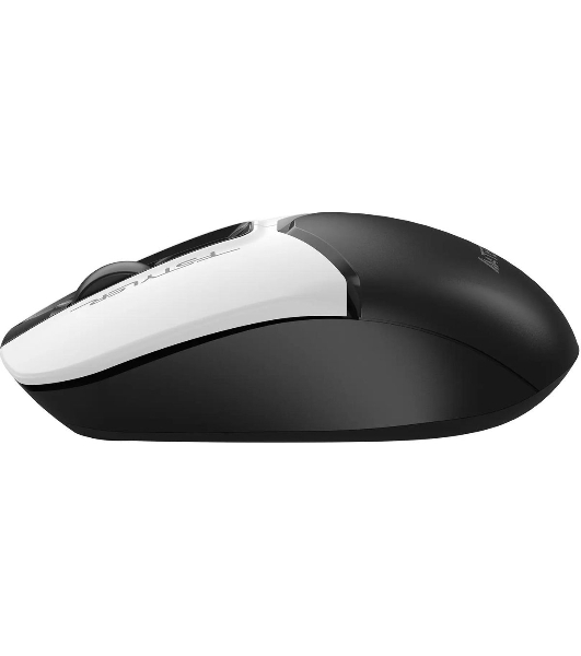 Мышь беспроводная A4Tech Fstyler FG12 белый/черный, 1200 dpi, радиоканал, USB, кнопки - 3