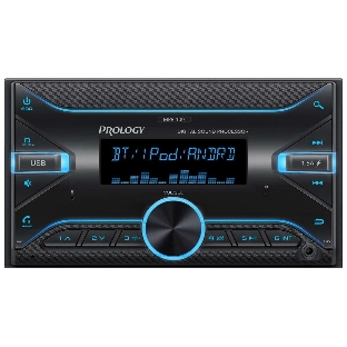 Автомагнитола Prology MPR-100, 2 DIN, Bluetooth, USB Type-A, AUX, пульт ДУ