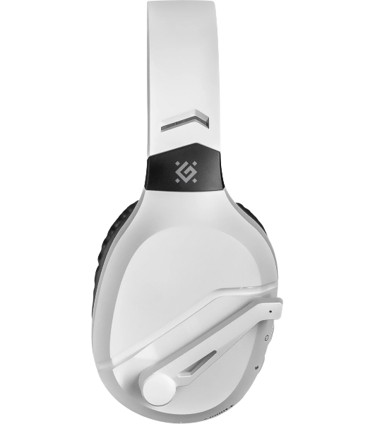 Гарнитура Defender Phantom Pro белый, беспроводная + проводная, Bluetooth, USB / mini jack 3.5 мм