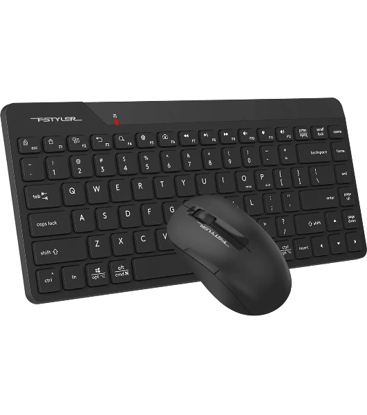 Комплект клавиатура+мышь A4Tech FStyler FG2200 Air2 беспроводной, USB, 1200 DPI, черный