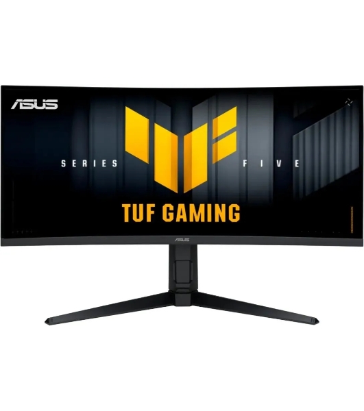Монитор 34' Asus VG34WQML5A VA 3440x1440, 250 Гц, 1 мс, 21:9, 400 кд/м², HDMI 2.0 x2, DP 1.4, USB Hub, 3.5 Jack, динамики, черный