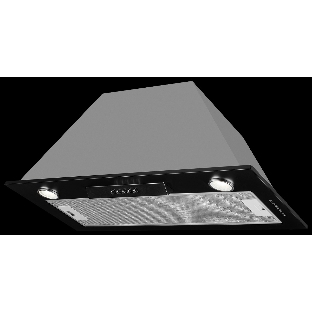 Вытяжка встраиваемая Kuppersberg Inlinea 70 BX черный/нержавеющая сталь, 70 см, 1300 куб. м/ч, 41 дБ