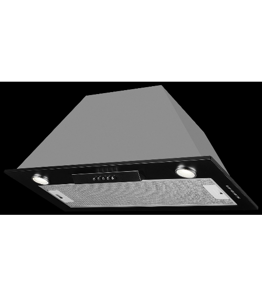 Вытяжка встраиваемая Kuppersberg Inlinea 70 BX черный/нержавеющая сталь, 70 см, 1300 куб. м/ч, 41 дБ